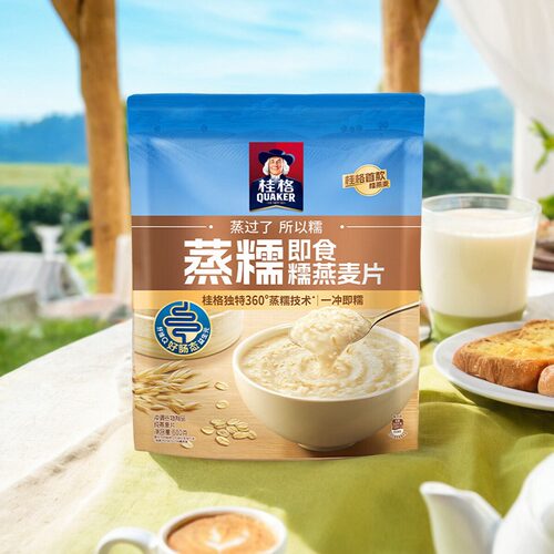 桂格软糯可以拉丝的麦片
