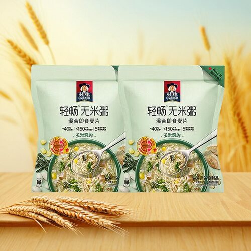 桂格420g咸味即食代餐燕麦片