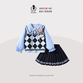 朱迪兔子警官儿童衣服小女孩jk裙子 2026新款 Fish女童春装 套装
