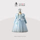 Fish灰姑娘公主裙女童冰雪奇缘爱莎连衣裙生日艾莎礼服裙子