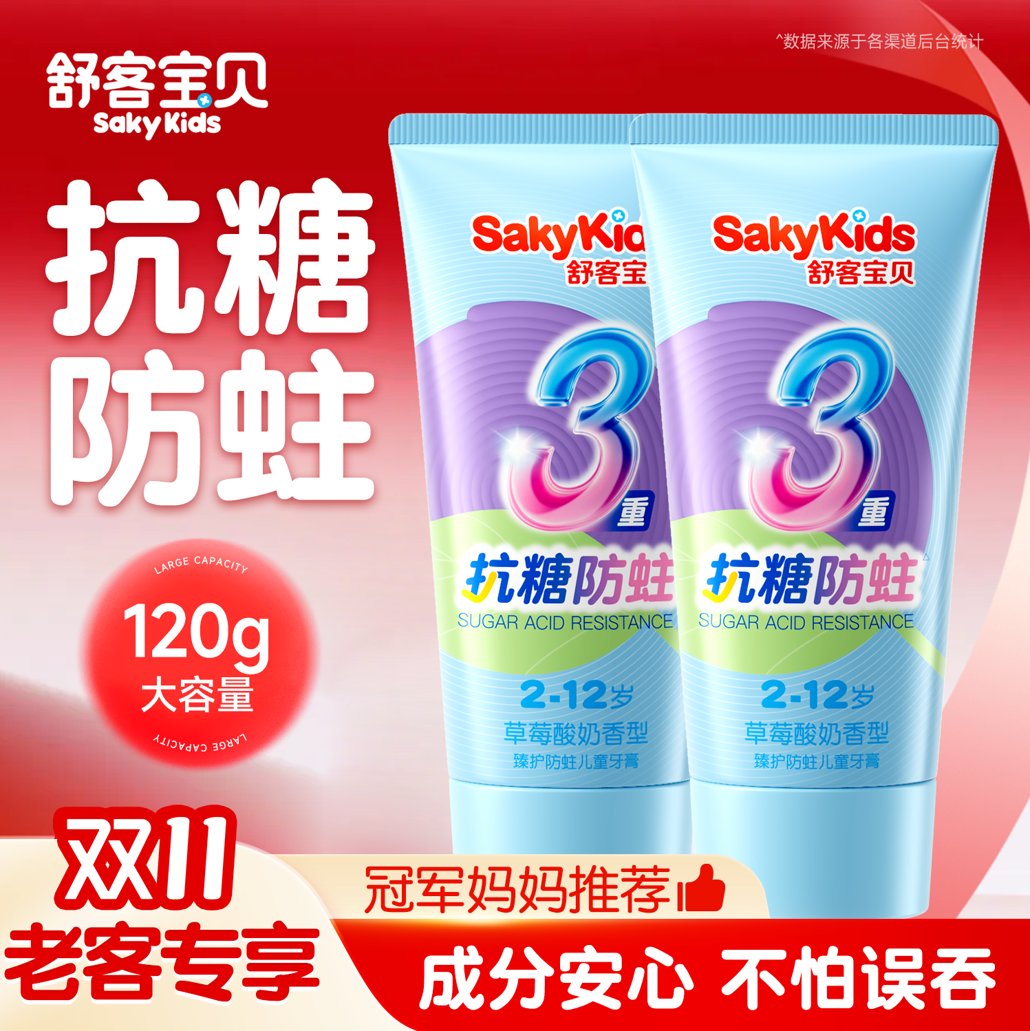 【郭晶晶推荐】儿童防蛀牙膏