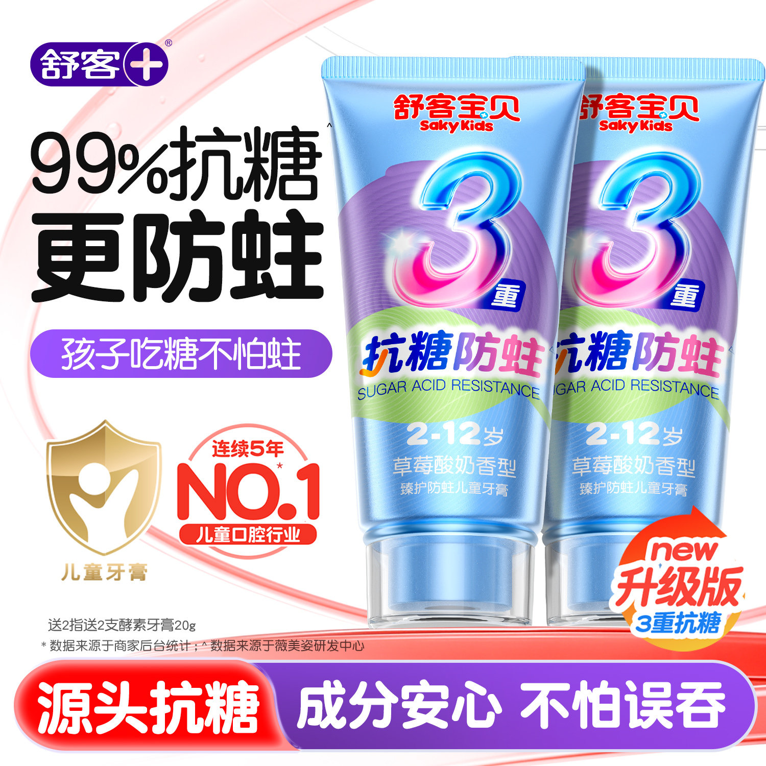 【郭晶晶推荐】舒客宝贝抗糖防蛀儿童牙膏6到12岁含氟换牙期正品,婴童洗护,牙膏,淘宝优惠券,粉丝福利购,淘宝优惠卷