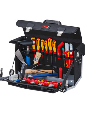 凯尼派克KNIPEX 00 21 02 EL 电气电工安装24件工具套装 002102LE