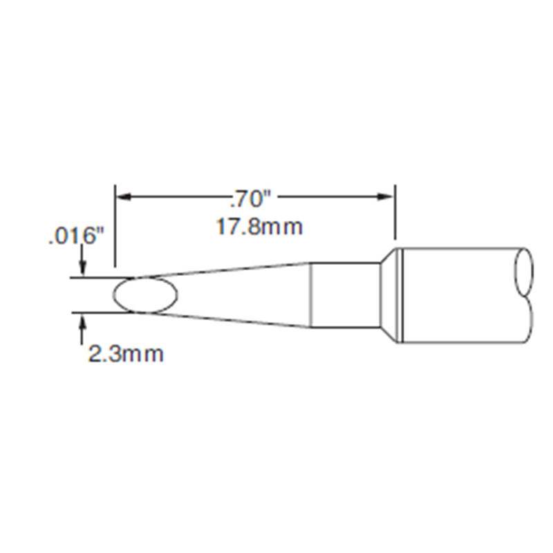 美国 METCAL OKI SSC-739A 烙铁头 适用于 MFR-H6-SSC MFR-1160