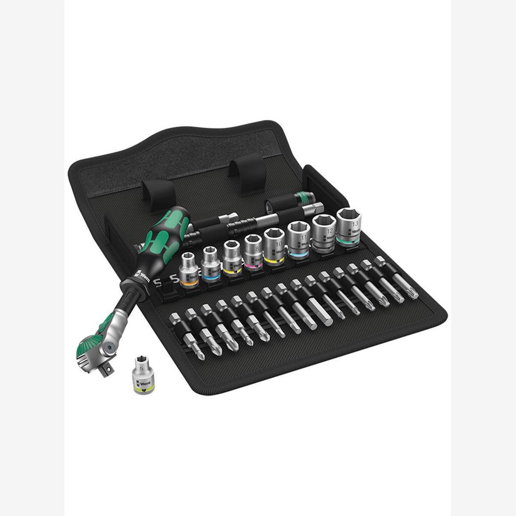 德国原装进口wera维拉工具8100 SA6 SB6 SC6快速棘轮套筒扳手套装