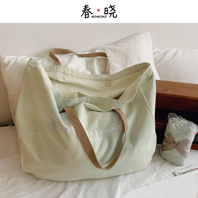 外贸出口单！ins文艺复古扎染2件套单肩托特包慵懒风大容量女包