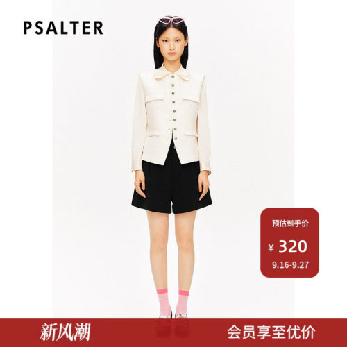 PSALTER诗篇宽松显瘦简约百搭高腰短裤休闲裤夏款