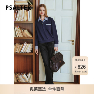 诗篇专选复古丹宁微阔直筒水洗牛仔裤 2025夏季 新款 风琴褶设计长裤