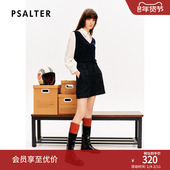 春款 拼接假两件减龄羊毛针织衫 智性学院风 PSALTER诗篇衬衫