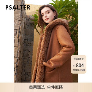 【100%绵羊毛】诗篇专选雅丹风双面穿颗粒绒美拉德大衣皮草冬