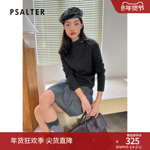 【春季热卖】PSALTER诗篇48支羊毛珠地修身显瘦高领打底衫针织衫