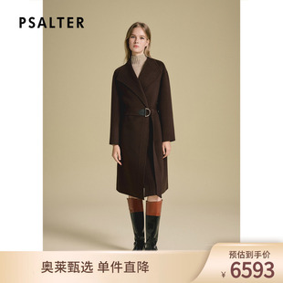 【山羊绒】诗篇专选美拉德三角领修身长款羊绒大衣2025秋款