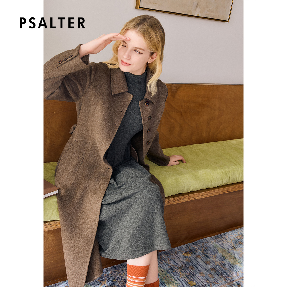 【廖廖粉丝专享】诗篇专选冬季新款毛呢外套6C64580083