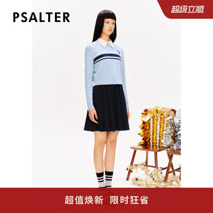 百褶连衣裙两件套2024春款 衬衫 无袖 PSALTER诗篇羊毛针织衫