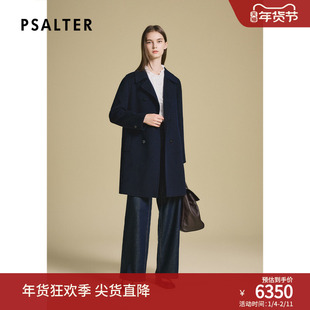 【纯羊绒】诗篇专选学院风翻领双排扣羊绒大衣2025冬季新款