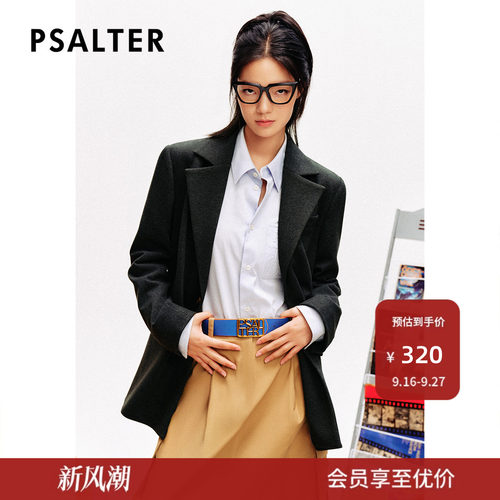 【春夏热卖】PSALTER诗篇商务通勤纯色西装领长袖西装外套