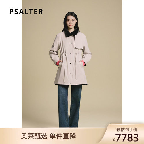 诗篇专选休闲中长款双面可穿水貂派克服女2025冬款