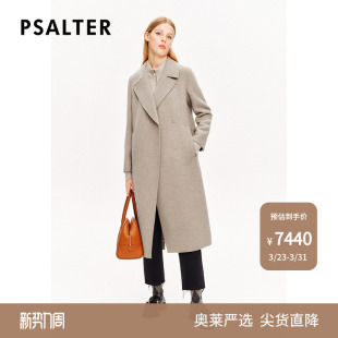 PSALTER诗篇简约系带双面呢毛呢大衣冬款 100%山羊绒