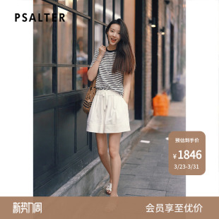 新款 2025夏季 阔腿哈伦裤 PSALTER诗篇宽松直筒高腰百搭休闲五分裤