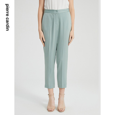 自然腰皮尔卡丹长裤西服裤