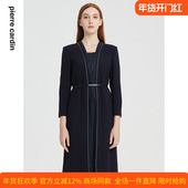 商场同款 通勤职业假两件连衣裙P1397E1911N0 新款 皮尔卡丹女装 秋季