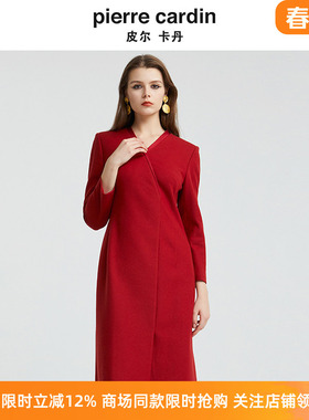 商场同款皮尔卡丹女装简约收腰修身百搭轻仪式礼服裙P4410E4904T0