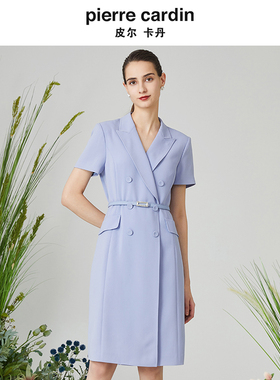 皮尔卡丹女装夏季新款通勤轻商务都市连衣裙P3204D3093L0
