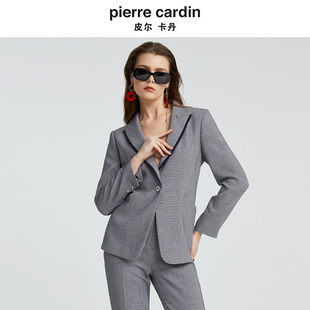 商场同款 简约干练知性通勤西服外套P4334U4974H4 皮尔卡丹女装