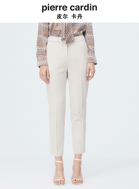 商场同款皮尔卡丹女装新款时尚百搭商务干练直筒西裤P4144T4009M1