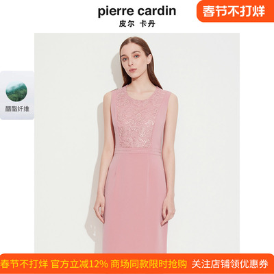 通勤优雅知性无袖连衣裙