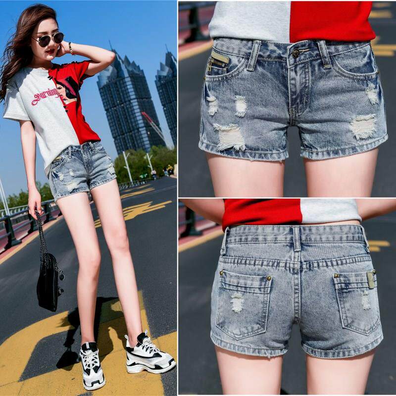 hole Denim shorts 2019 new pattern Korean Edition Versatile Self cultivation Low-waisted Super shorts Hot pants Show thin trousersin the Play mode/Anime/Periphery/cos/Board games ,  Cosplay Apparel/Props/Service ,  Cosplay Women  category - from Buy2taobao.com to provide professional Taobao agent buy service