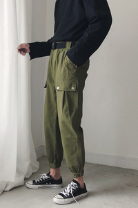 XZ216-K33-P48  S-XL 中性/情侣/男 19秋冬新休闲长裤图片