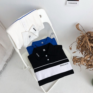 XZ216-T27-P38 【纯棉】2019男士新款翻领长袖T恤POLO-2 控价55图片