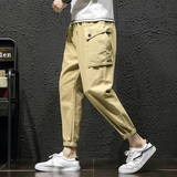 XZ216-K02-P55【M-5XL】日系工装裤小脚裤大码三色【原A452-1】，男装休闲裤，星座716