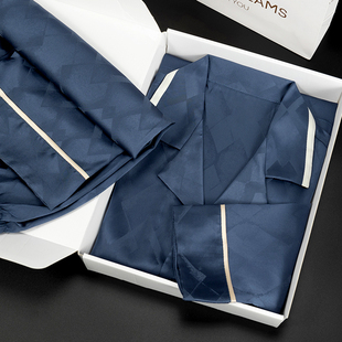 父亲节礼物送父亲爸爸实用的冰丝睡衣套装礼盒周年纪念日生日礼物