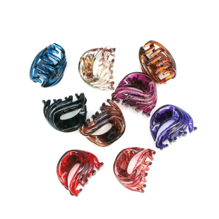 AS正版 优质牛筋不爱断树脂刘海头帘耐摔发夹发抓抓夹抓子怪手