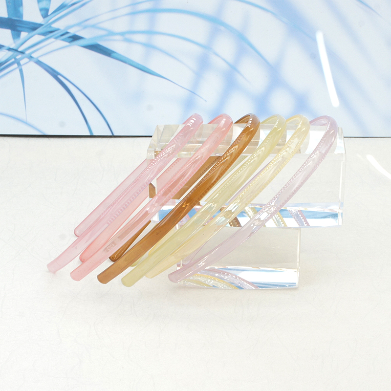 AS树脂舒适不夹头发箍头箍