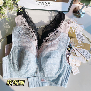 原258完美X态品牌内衣上托聚拢调整型软钢圈文胸纯棉薄杯背心胸罩