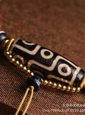 2026手工编织民族风藏式天珠项链唐卡吊坠绳扎基拉姆项绳藏风复古