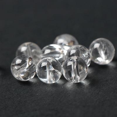 2026天然原矿白阿塞白幽灵水晶散珠子diy手工配件串珠手链多宝单