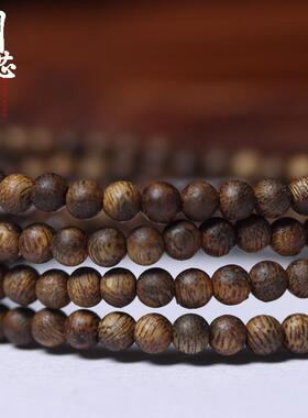 2026海南莺歌绿棋楠沉香多圈念珠手链 规格0.4高油男女沉香木佛珠