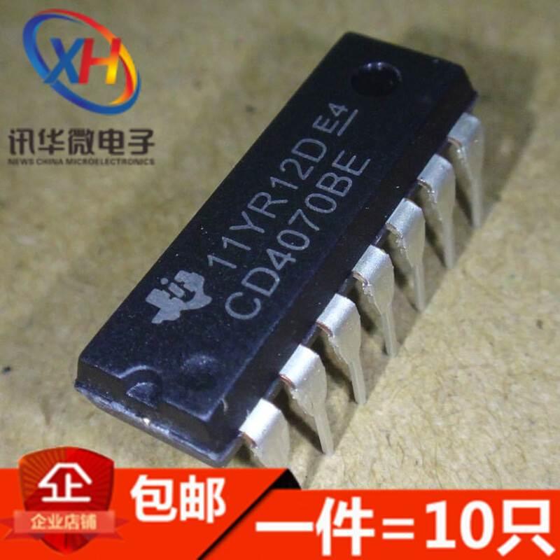 全新 CD4070BE HCF4070 CD4070BD DIP14 逻辑器芯片 直插进口 乐器/吉他/钢琴/配件 其它乐器配件 原图主图