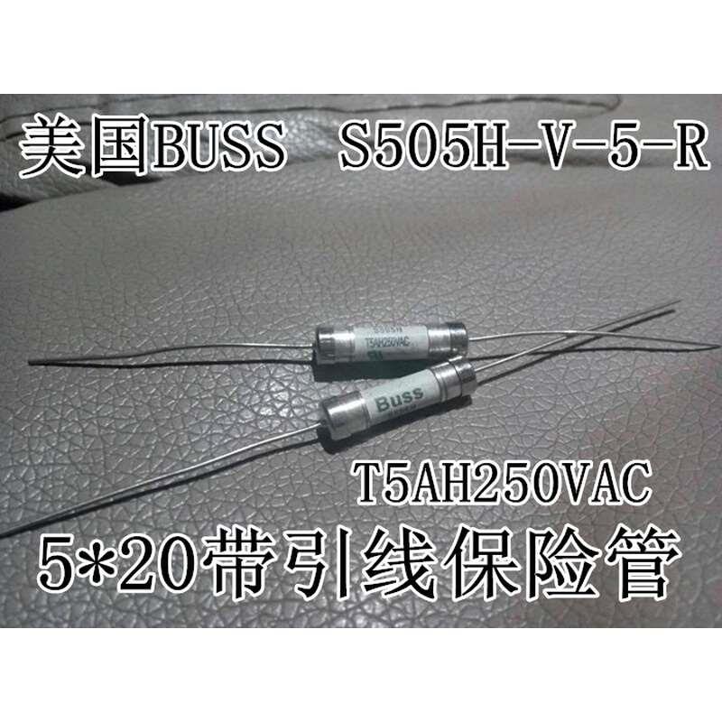 美国BUSS保险管T5AH250V5*20带引线S505H-V-5-R