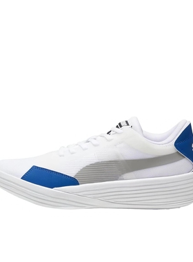 王岚嵚同款彪马Clyde低帮实战减震防滑篮球鞋男女同款黑白195509