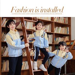 新款 2024夏季 校园服班服儿童服老师服运动服学院风英伦风22
