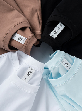 火妖男士抗菌短袖T恤7A级凉感面料200g丝光棉高弹冰爽透气上衣