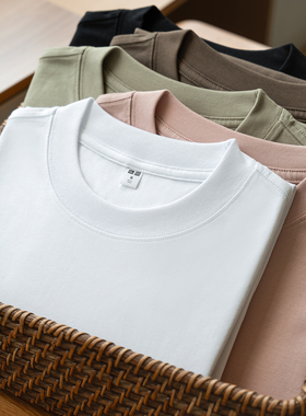 2025新款长袖男t恤打底衫内搭上衣男款百搭秋衣潮牌宽松圆领纯色