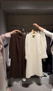 立领羊毛大衣女毛呢外套 2025秋冬新款 LADY ZHENG