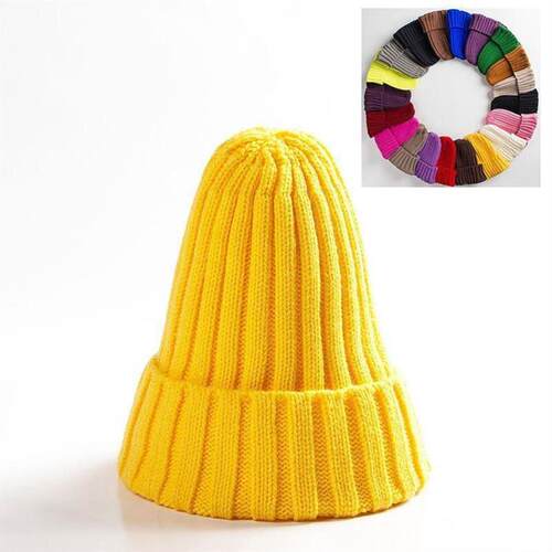 Winter Beanies Hats For Women Men Warm Pointed Knitting Thic