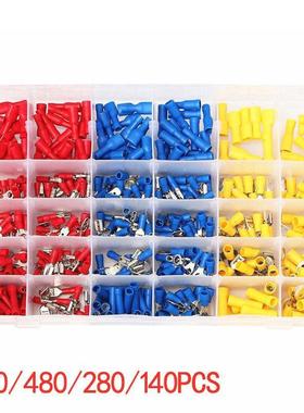 100PCS/Pack Back Piggyback Spade Crimp Connector Terminal 0